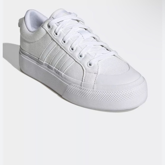 adidas Shoes - Adidas Bravado 2.0 White Platform Sneaker Shoes size 9.5